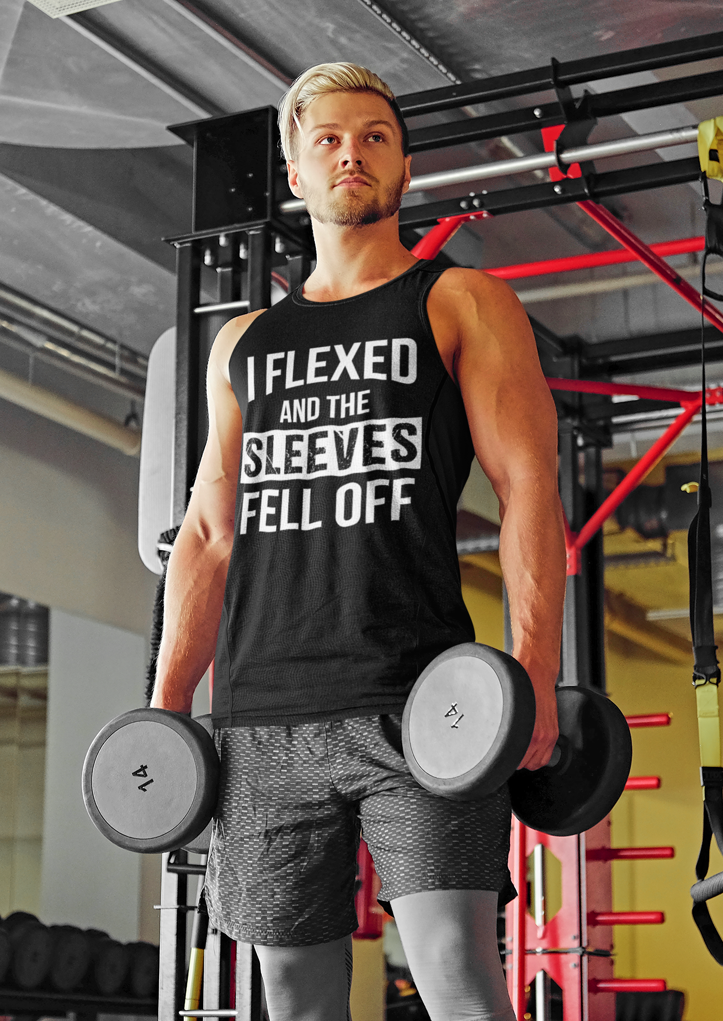 Men I Flexed Muscle Shirt